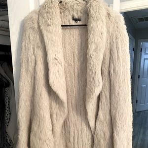 June rabbit fur coat